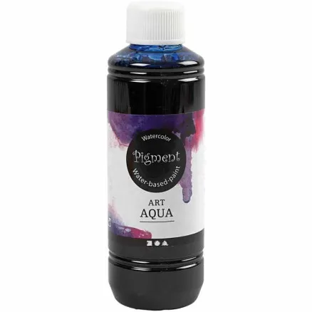 Flytende Akvarellmaling, blå, 250 ml/ 1 fl.
