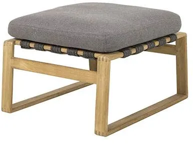 Cane-Line Endless soft fotskammel m. pute - Teak