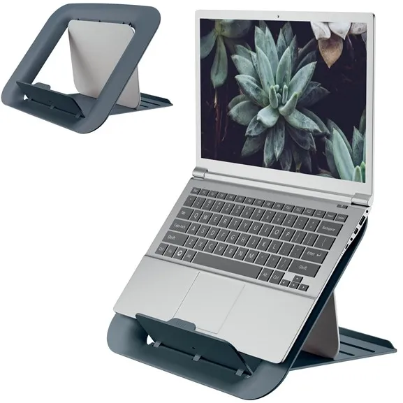 Leitz Ergo Cosy justerbar laptopstativ, 80% resirkulert plast Fløyelsgrå