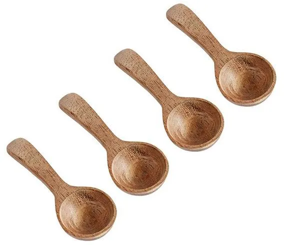 Muubs Salt skje 4 stk, natur - Teak