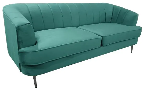 Homeville Andria 3 pers. velur grønn 200x89x79cm