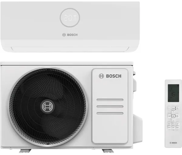 Bosch Climate 3000i 35 WE luft/luft varmepumpe, 3,5 kW, 10-40 m², Hvit